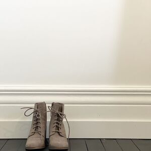Faux Suede High Heel Boot